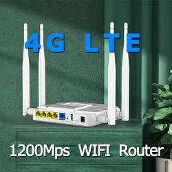 Quer swi roteador 4g lte, solução sem fio, gigabit, modem 4g, banda dupla, mp, wi fi, slot para cartão sim, 16m + ram, we1326kc