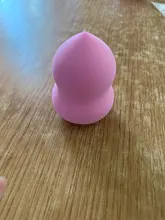 Puff cosmético en polvo para mujer, base de maquillaje esponja, belleza para maquillaje, herramientas y accesorios, forma de gota de agua, 1 ud.