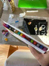 Gn-Rotuladores acrílicos de pintura acrílica, bolígrafos ideales para rotular tazas de porcelana, vidrio, roca, cerámica, lienzos de tela, o madera, 12 o 18 colores, de 0,7mm