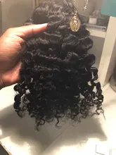 Curly Human Hair Microlinks-Extensions Afro Kinky Brazilian Natural Women I-Tip 3C 3B