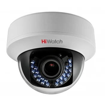 

HiWatch DS-T107 - внутренняя купольная HD-TVI видеокамера 1Мп (720p), 2.8-12мм, 0.01Лк, ИК до 30м, HD-TVI/CVBS, -20+45°С, 12В DC