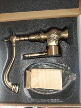 Basin Faucets Deck-Mounted Brass Kitchen Uythner Retro Antique Mix-Tap Single-Handle