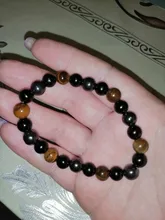 1 unidad de hematita magnética de ojo de tigre, pulsera de cuentas para parejas, imán para el cuidado de la salud para hombres y mujeres, joyería para ayudar a perder peso