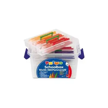 

Schoolbox 120 marker pens fine tip washable primoCMP - MOROCOLOR10.8