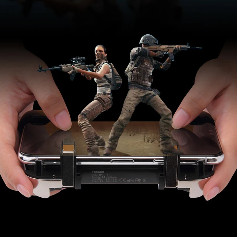 F1 PUBG контроллер игровой геймпад джойстик охлаждающий вентилятор L1 R1 триггер стрельба бесплатно огонь геймпад для iPhone Android мобильный