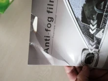 parasol coche parabrisas delantero 4 Uds suave niebla coche de la película trasera película protectora para espejo ventana claro impermeable protector para espejo retrovisor Anti-glare película transparente