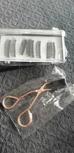 Pestañas postizas magnéticas 3D, 5 imanes, 4 pares, hechas a mano, naturales, de visón Artificial, con pinzas