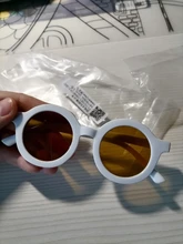 Gafas de sol de estilo Retro para niños, lentes de sol infantiles a la moda, sencillas, a prueba de rayos ultravioleta, redondas y cómodas