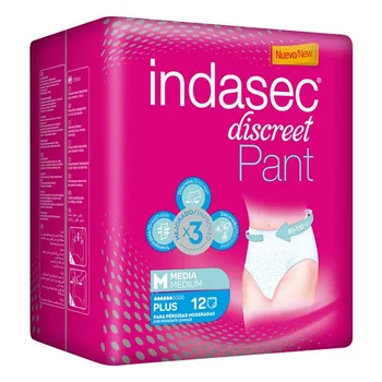 

Incontinence Nappies Pant Plus Indasec (12 uds)