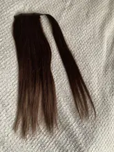 BHF-coleta de cabello humano para mujer, máquina de cabello Remy liso europeo, peinados de coleta, cabello Natural de 100g 100%, cola de caballo con Clip en extensiones