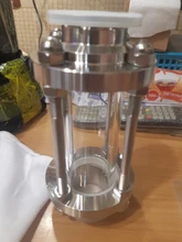 304-Stainless-Steel Fitting Tri-Clamp Sight Glass Homebrew Diopter Clover OD 38mm-Pipe