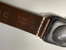 MAIKES-Correa de cuero para Apple Watch, banda de 44mm, 40mm, 42mm, 38mm, Series 6, 5, 4, 3, 2, 1, iWatch, Vintage, con cera de aceite