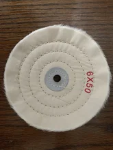 1 ud. RUEDA pulidora de 150mm rueda pulidora de algodón rueda pulidora oro plata joyería espejo rueda pulidora