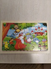 Rompecabezas de madera de 24 rebanadas para niños y adultos, juguetes educativos de madera para aprendizaje, juegos educativos de ensamblaje ambiental