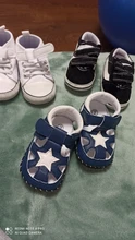 Zapatos antideslizantes de piel sintética para bebé, sandalias para recién nacido de 0 a 18 meses, para caminar con estrellas, primeros pasos, 2019