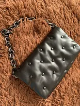 Purse Messenger-Bag Crossbody-Bags Metal-Chain Shoulder Bolso-Mujer Solid Lady NEW