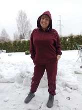 Women Suit Hoodies Amii Sport Cotton Pants Autumn Female Winter Causal Minimalism 12030276