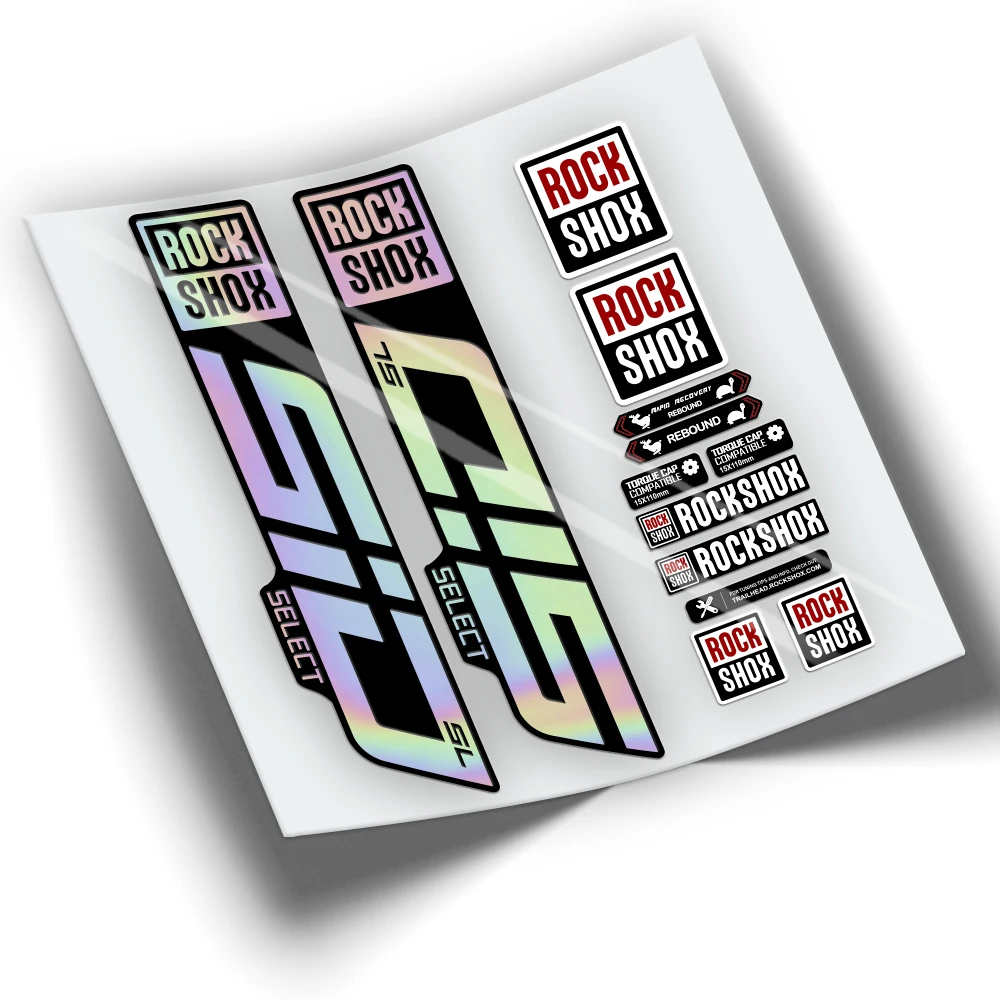 Pegatinas Della Clip Della Forcella Rockshox Sid Select Sl 2021 Wp348 Adesivi