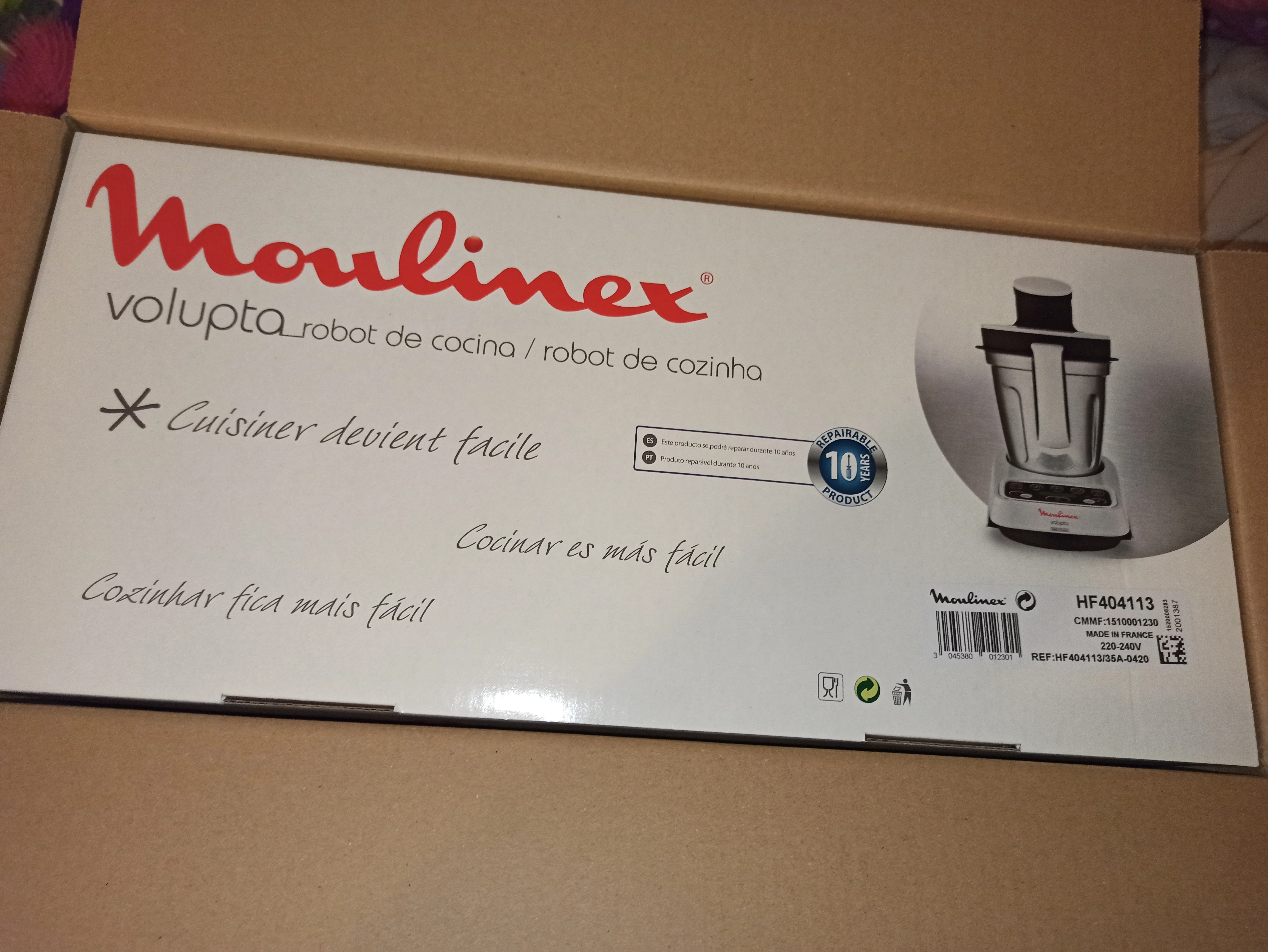 Moulinex - Robot de Cocina Volupta 1000W