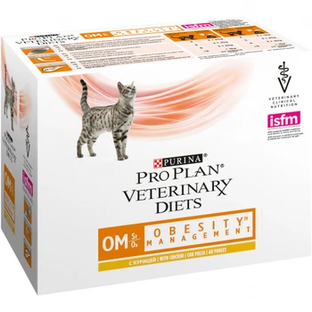 

Pro Plan Veterinary Diets OM Obesity Management пауч for cats with obesity, 40*85 C
