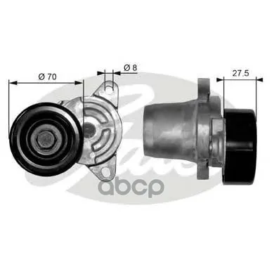 Натяжитель Ремня Приводного Hyundai Santa Fe 2.0d 01- Gates T38454 Gates арт. T38454