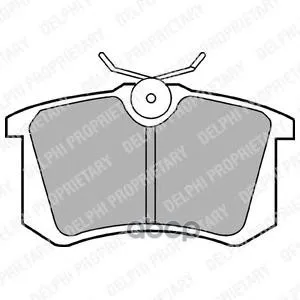 Колодки Тормозные Audi 96-/Citroen 99-/Renault 98-/Peugeot 00-/Vw 95- Задние Delphi Lp571 Delphi арт. LP571