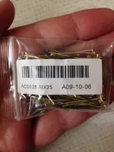 100-200 unids/bolsa 20 25 30 40 50 60 70 mm alfileres de cabeza de oro de cobre/rodio Headpins para resultados de la joyería de DIY suministros