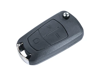 

Remote Key shell 3 buttons with blade HU100 battery case without Transponder chip for Opel Corsa Astra Zafira Agila Tigr