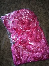 Gorro desechable de limpieza para salón de Spa, gorro de baño plisado no tejido, antipolvo, con forma de seta, 100 Uds.