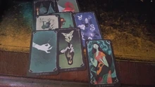 Juego de mesa de pesadilla antes de Navidad, baraja de Tarot y guía en PDF, adivinación, cuenta el futuro