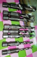 Brocas de taladro de tornillo M3, M4, M5, M6, M8, M10, Hss, acero métrico de alta velocidad, 1/4 pulgadas, cambio rápido, hexagonal, 1 ud.