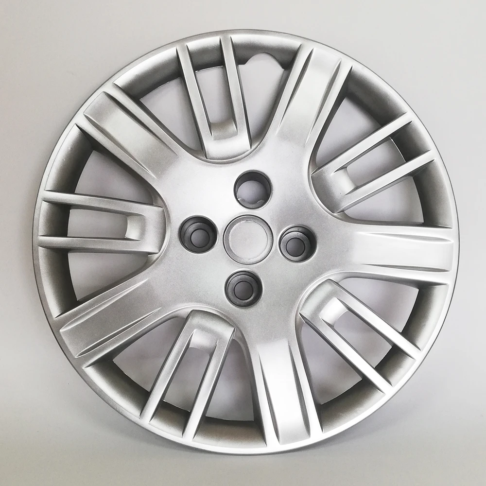 Tapacubos plateados de 15 "para Fiat Punto Evo Doblo, cubierta de rueda, 4 piezas, tapas de cubo flexibles irrompibles 529 - AliExpress