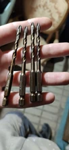 Opener Tile Bits Concrete-Hole Ceramic Glass Drill-Size Alloy JUSTINLAU Cross-Hex Triangle