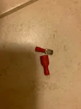 Cable-Plug Connectors Wiring Spade Electrical-Crimp-Terminal Female Insulated FDD 100pcs