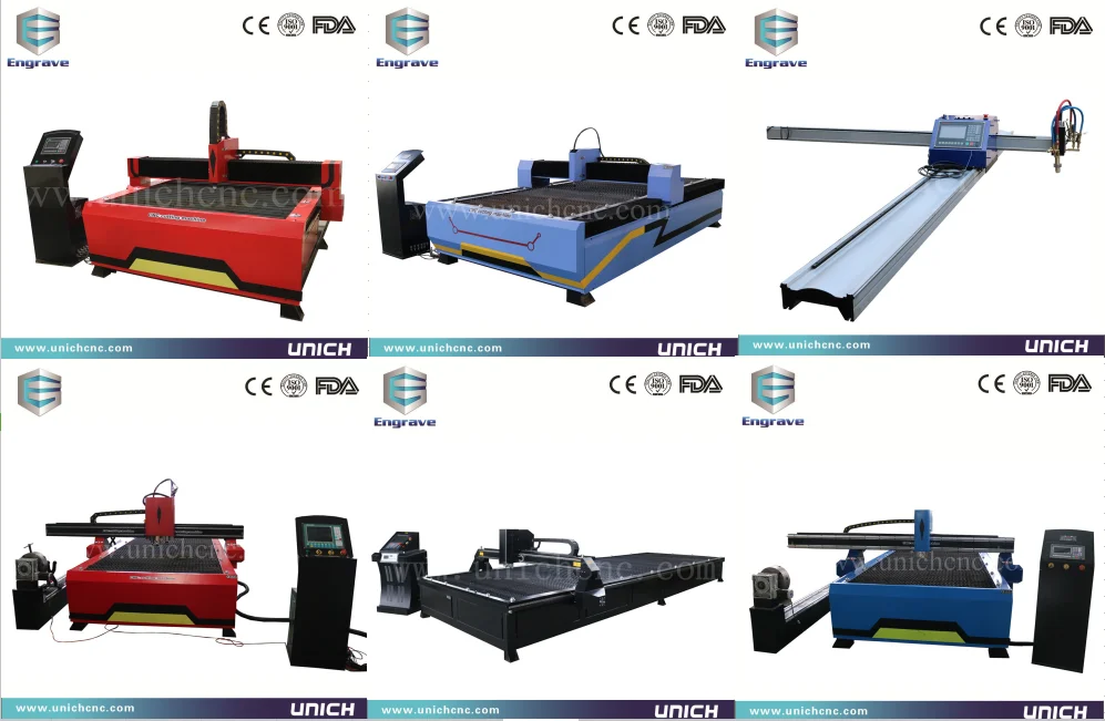 UNICH CNC пламя/плазменной резки портативный тип 1530/1325