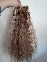 TALANG-coleta de pelo rizado largo de 22 pulgadas, resistente al calor, cola de pelo sintético con cordón, extensiones de cabello