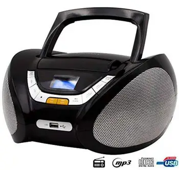 

LAUSON RADIO CD CP445 MP3 BLACK WITHOUT BLUETOOTH USB