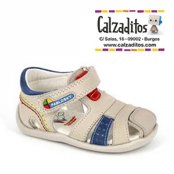 

Leather sandals for baby child model Mayan Linen, Pablosky