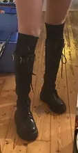 Knight Boots Motorcycle-Boots Thick Heel Thick-Bottom Summer Fashion Net British-Style