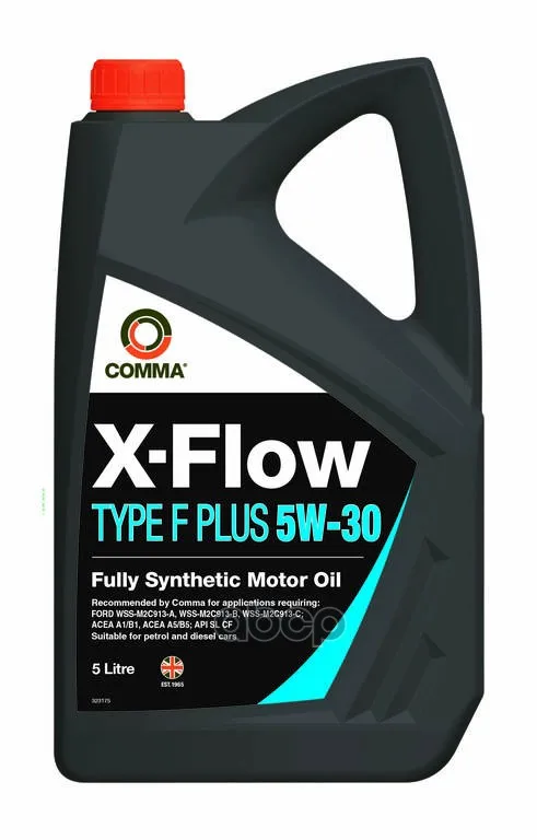 COMMA Масло Моторное 5w30 Comma 5л Синтетика Xflow Type F Plus Comma Xffp5l