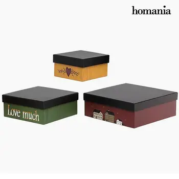 

Decorative box Homania 2649 (3 pcs) Squared