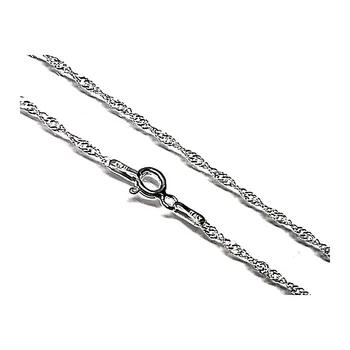 

Chain 925 sterling silver m 45cm. Singapore. [AB0399]
