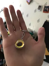 LLavero de estilo Harajuku para hombre, joyería con diseño de girasol de Color plateado, bola de cristal de doble cara
