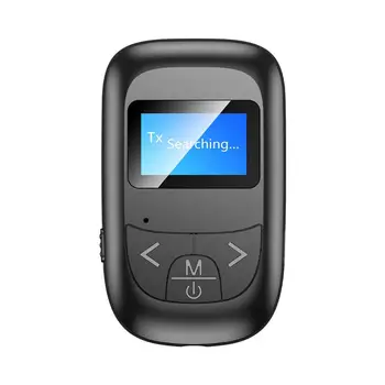 

T14 Wireless Bluetooth Adapter 5.0 LCD Display Transmitter Receiver 2-In-1 Audio Adapter For TV/Speaker/Earphone With USB Cable