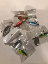 Fishing-Lures Spinner Hard-Bait Crap-Bass Sequins Rotating-Metal Artificial Pike 1pcs