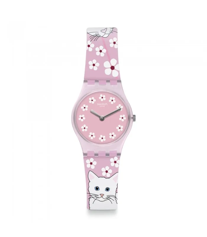 Часы swatch MINOU Originals Lady 25 мм I love your folk LP156