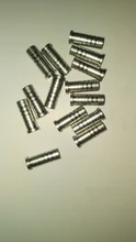 Punta de flecha de aluminio para tiro con arco, inserto para identificación de asta, 6,2mm, 7,6mm, 15 Uds.