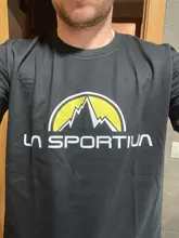 La Sportiva t-shirt Top Pure Cotton Men T Shirt shubuzhi brand euro size tee-shirt
