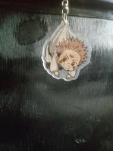 Llavero acrílico transparente de doble cara de dibujos animados, jujutsu, kaisen