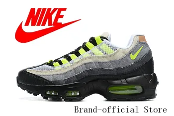 

Nike Air Max 95 Men Running Shoes Breathable Running Shoes Black green Size 40-45